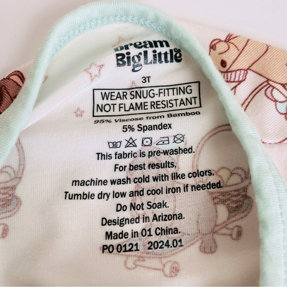 Set Of 2 Dream Big Little Egghunt & What’s Up Peeps Dream Rompers Size 3T - Picture 5 of 6